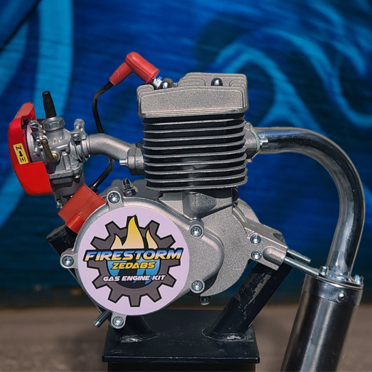 Zeda 85 engine close up look