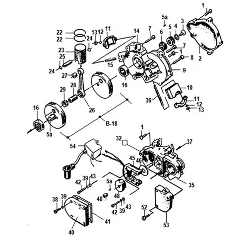 Niome 100cc Engine Motor Cylinder Piston Pin Set For Motorized Bicycle Bike Motor